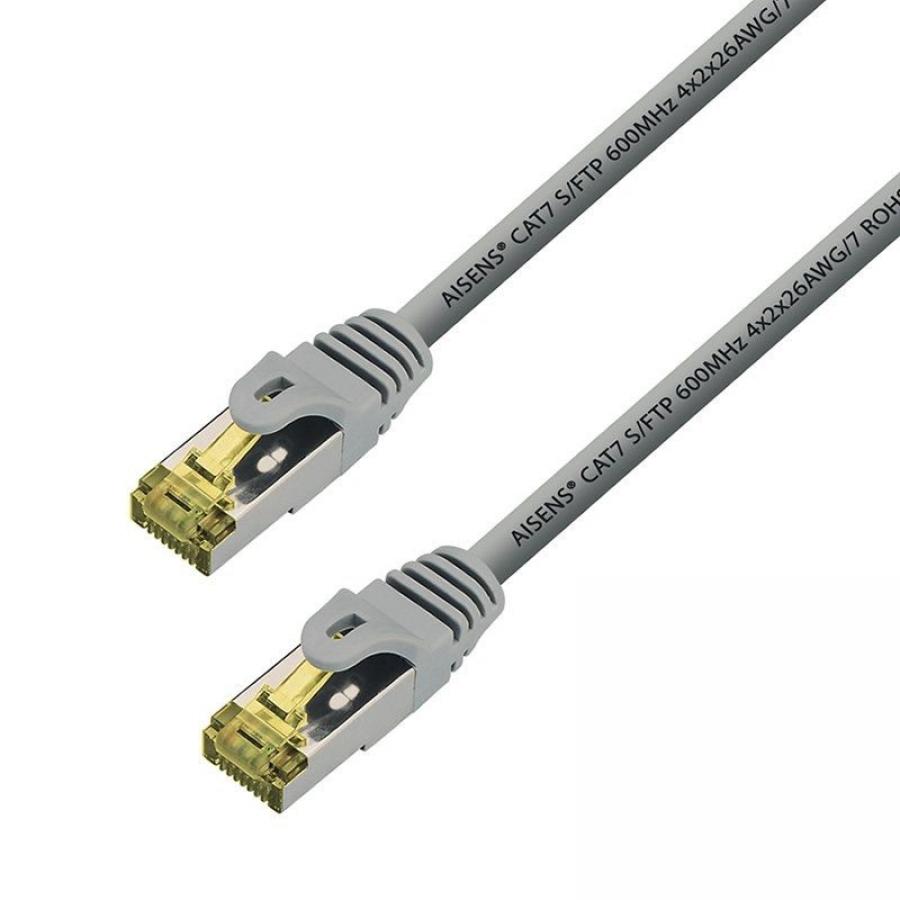 Cable de Red RJ45 SFTP Aisens A146-0336 Cat.7/ 3m/ Gris - Imagen 1