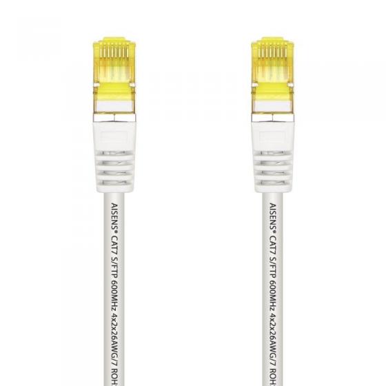 Cable de Red RJ45 SFTP Aisens A146-0488 Cat.7/ 25cm/ Blanco