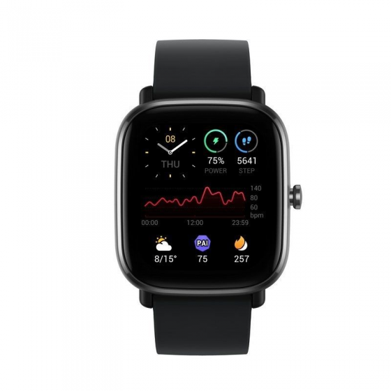 Smartwatch Huami Amazfit GTS 2 Mini Notificaciones Frecuencia Cardíaca Negro Meteorito