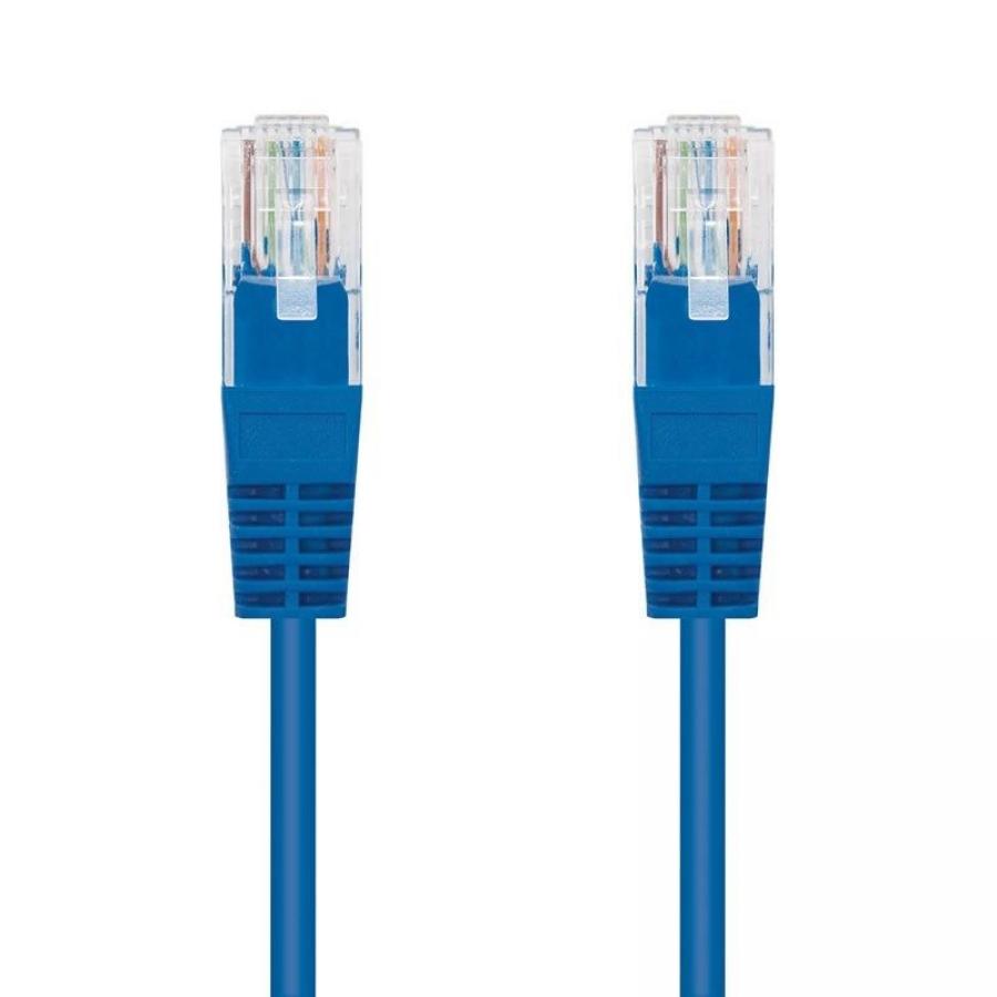 Cable de Red RJ45 UTP Nanocable 10.20.0101-BL Cat.5e/ 1m/ Azul - Imagen 1