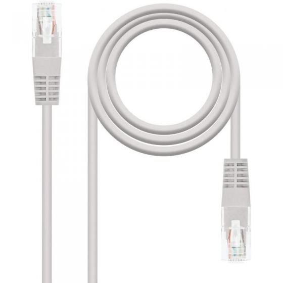Cable de Red RJ45 UTP Nanocable 10.20.0107 Cat.5e 7m Gris