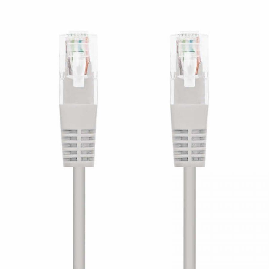 Cable de Red RJ45 UTP Nanocable 10.20.0400-L25 Cat.6e/ 25cm/ Gris - Imagen 1