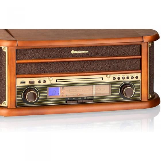 Tocadiscos Roadstar HIF-1993BT/ Bluetooth/ Radio FM/ Conversor a MP3