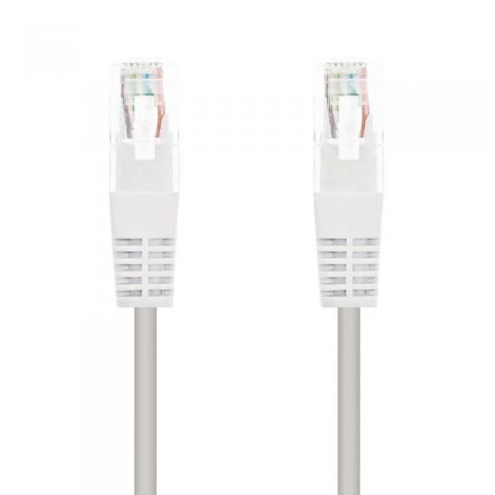 Cable de Red RJ45 UTP Nanocable 10.20.0401-W Cat.6 1m Blanco