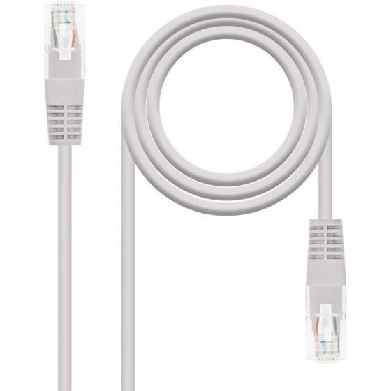 Cable de Red RJ45 UTP Nanocable 10.20.1305 Cat.6 5m Gris