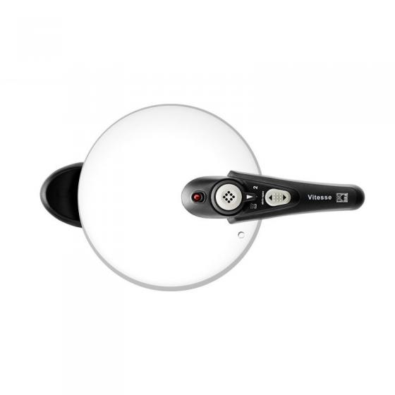 OLLA A PRESIÓN VITESSE BRA A185104 - Ø24CM - 9L - ACERO INOXIDABLE 18/10 - MANGO DE TIJERA - ASAS DE BAQUELITA TERMO RESISTENTE 