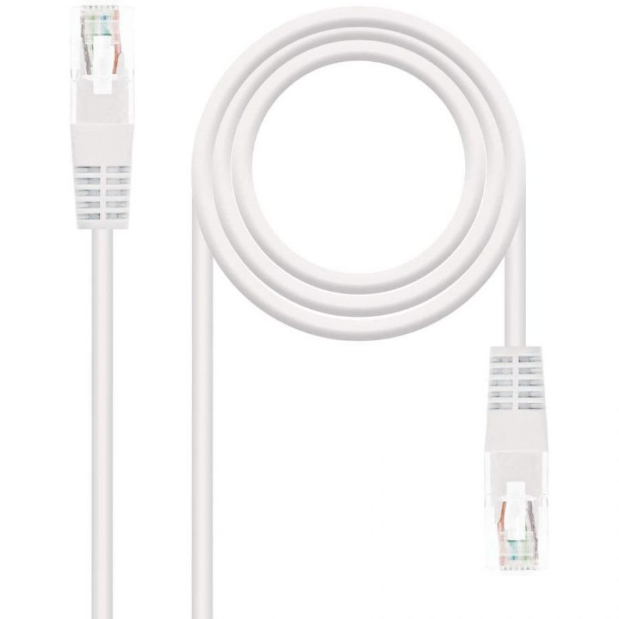 Cable de Red RJ45 UTP Nanocable 10.20.0110 Cat.5/ 10m/ Gris - Imagen 2