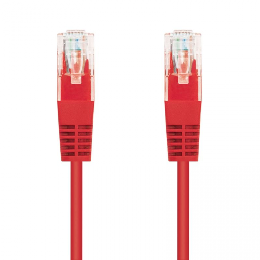 Cable de Red RJ45 UTP Nanocable 10.20.0402-R Cat.6/ 2m/ Rojo - Imagen 1