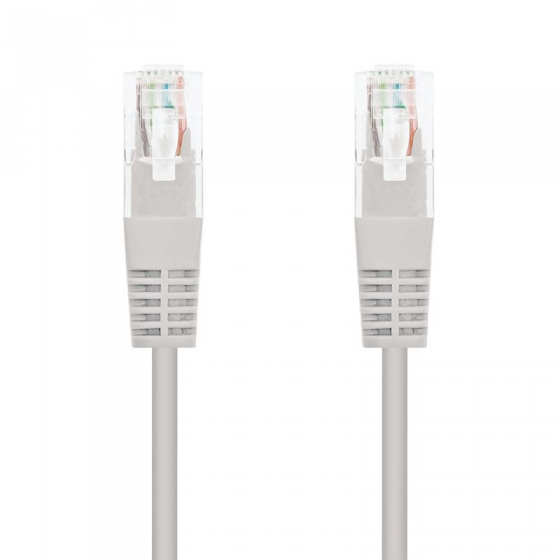 Cable de Red RJ45 UTP Nanocable 10.20.0410 Cat.6e/ 10m/ Gris - Imagen 1