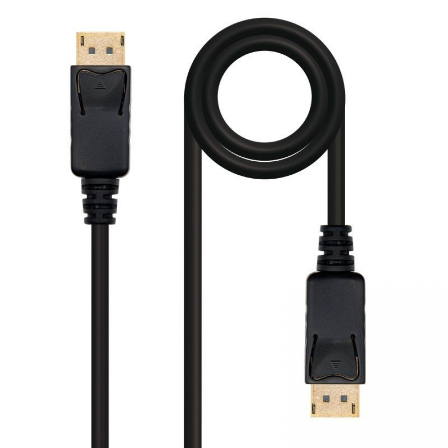 Cable Displayport 1.2 4K Nanocable 10.15.2301-L150/ Displayport Macho - Displayport Macho/ 1.5m/ Negro - Imagen 2