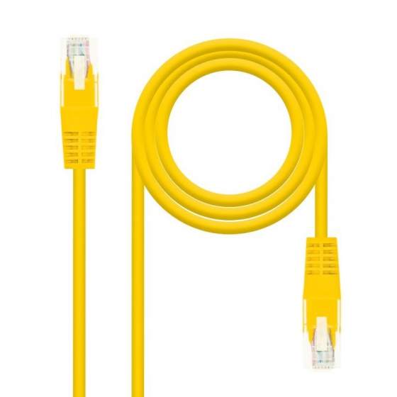 Cable de Red RJ45 UTP Nanocable 10.20.0400-L25-Y Cat.6 25cm Amarillo