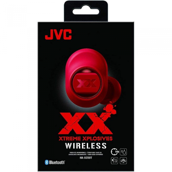 Auriculares Bluetooth JVC HA-XC50T con estuche de carga/ Autonomía 4h/ Rojos - Imagen 4
