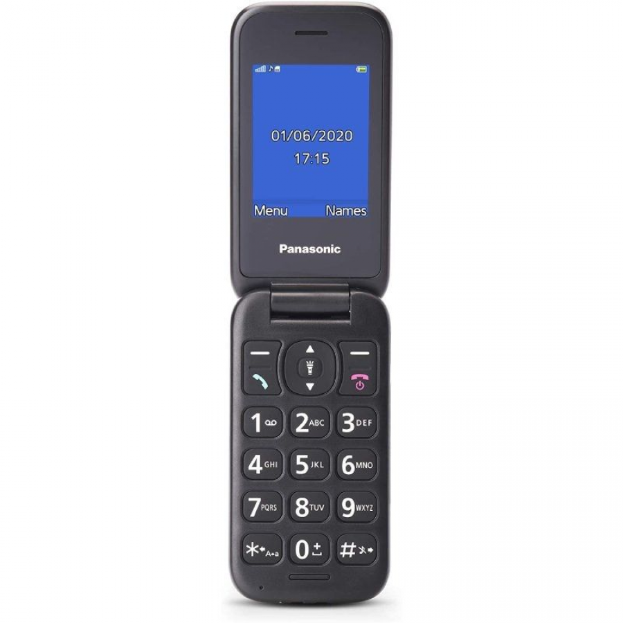 Teléfono Móvil Panasonic KX-TU400EXR para Personas Mayores/ Rojo Granate - Imagen 3