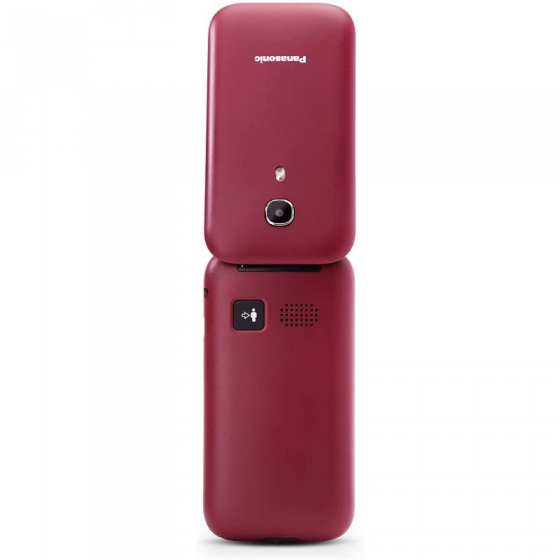 Teléfono Móvil Panasonic KX-TU400EXR para Personas Mayores/ Rojo Granate - Imagen 4