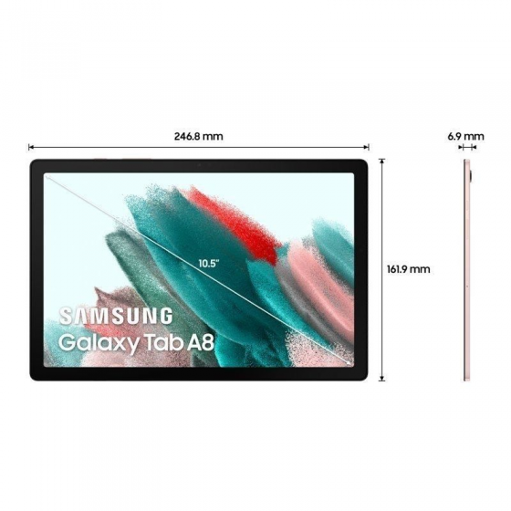 Tablet Samsung Galaxy Tab A8 10.5'/ 4GB/ 64GB/ 4G/ Rosa