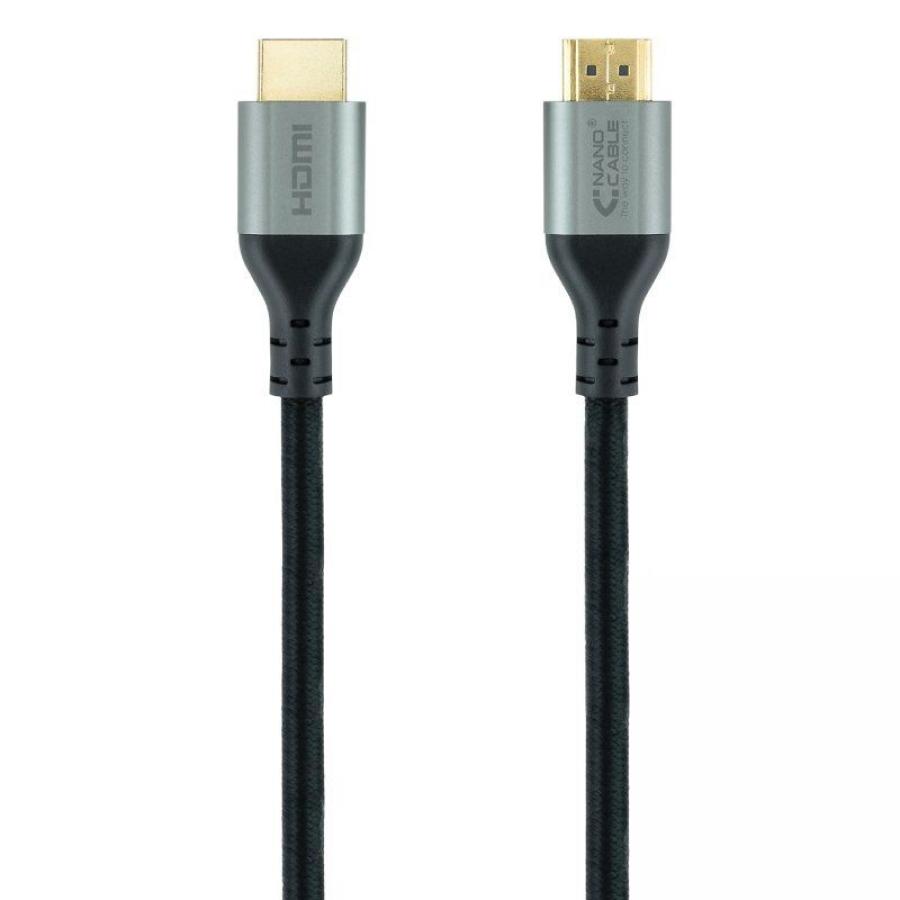 Cable HDMI 2.1 8K Nanocable 10.15.8103/ HDMI Macho - HDMI Macho/ 3m/ Certificado/ Negro - Imagen 2