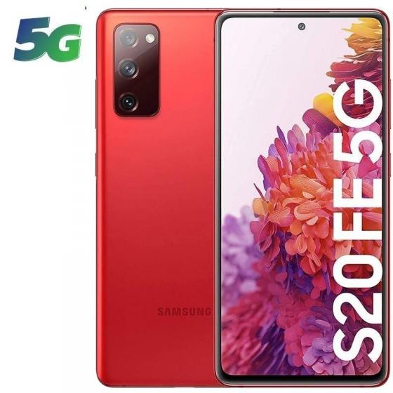 Smartphone Samsung Galaxy S20 FE 6GB/ 128GB/ 6.5'/ 5G/ Rojo Nube