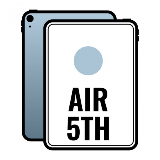 Apple iPad Air 10.9 5th Wi-Fi/ M1/ 256GB/ Azul - Imagen 1