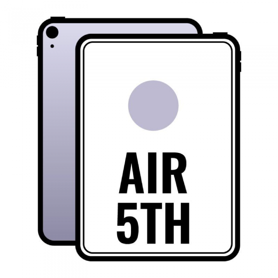 Apple iPad Air 10.9 5th Wi-Fi/ M1/ 256GB/ Purpura - Imagen 1