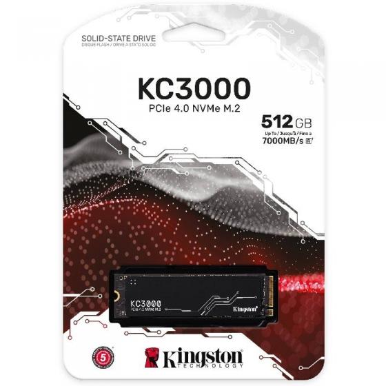 Disco SSD Kingston KC3000 512GB/ M.2 2280 PCIe/ con Disipador de Calor - Imagen 3