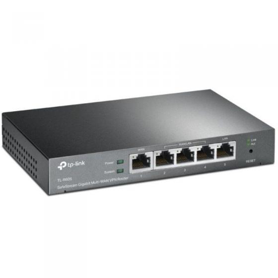 Router VPN SafeStream Gigabit TP-Link TL-R605 5 Puertos Multi-WAN