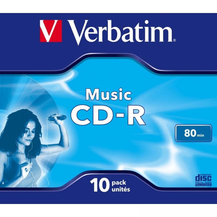 CD-R Verbatim Music 16X/ Caja-10uds - Imagen 2