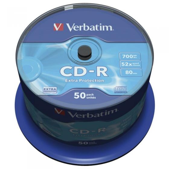 CD-R Verbatim Datalife 52X/ Tarrina-50uds - Imagen 1