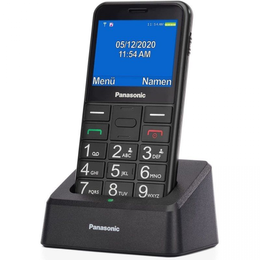Teléfono Móvil Panasonic KX-TU155EXBN para Personas Mayores/ Negro - Imagen 2