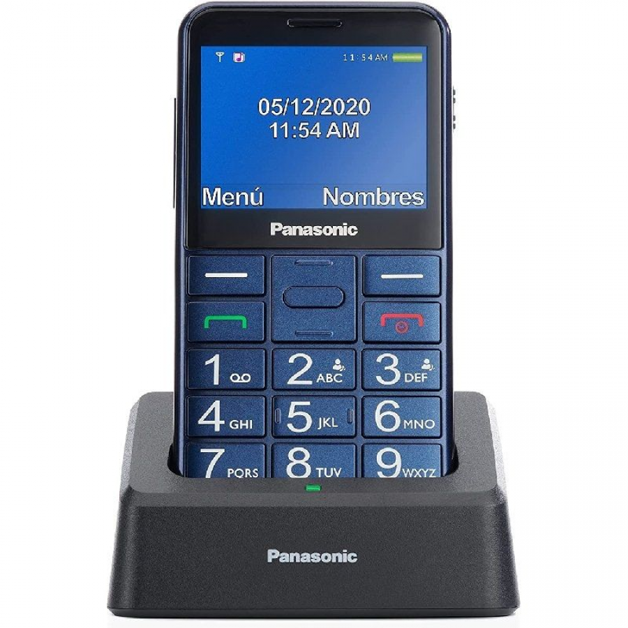 Teléfono Móvil Panasonic KX-TU155EXCN para Personas Mayores/ Azul - Imagen 1