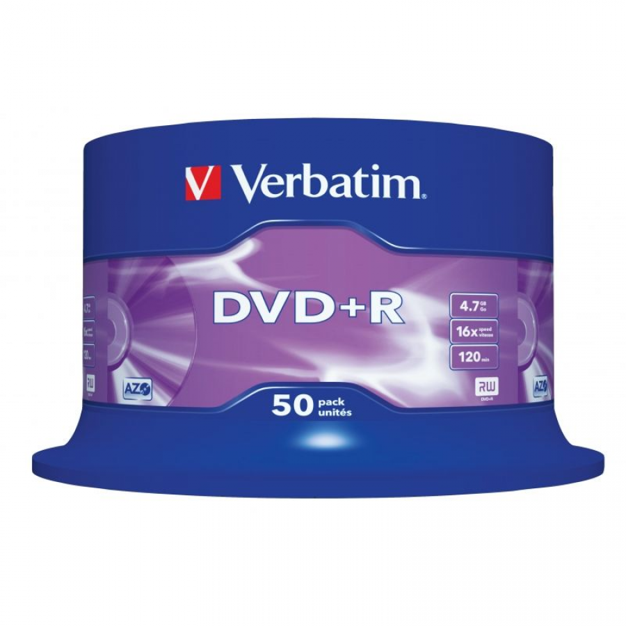 DVD+R Verbatim Advanced AZO 16X/ Tarrina-50uds - Imagen 2