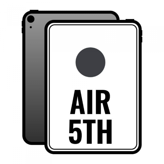 Apple iPad Air 10.9 5th Wi-Fi  Cell/ 5G/ M1/ 256GB/ Gris Espacial - Imagen 1