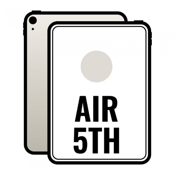 Apple iPad Air 10.9 5th Wi-Fi  Cell/ 5G/ M1/ 256GB/ Blanco Estrella - Imagen 1