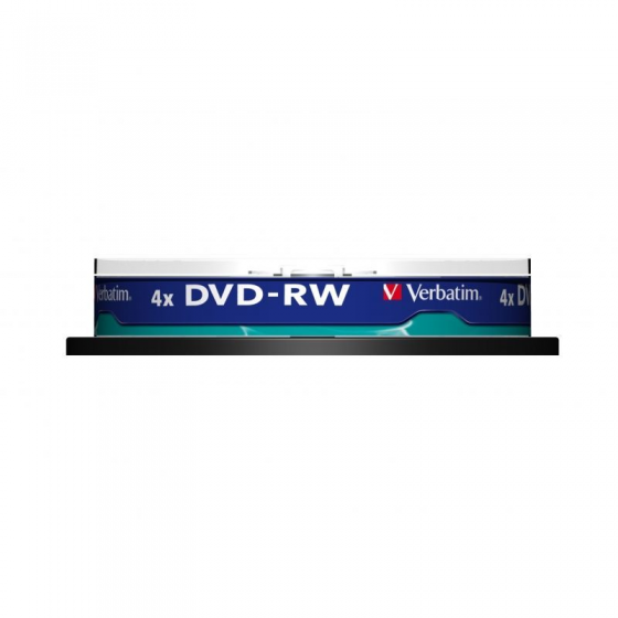 DVD-R RW Verbatim SERL 4X/ Tarrina-10uds