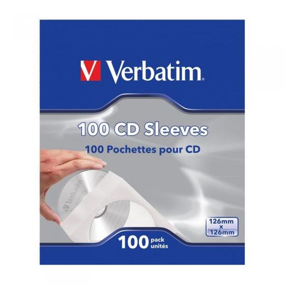Fundas CD-R Verbatim Sleeves/ Caja-100uds