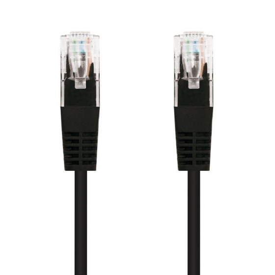 Cable de Red RJ45 UTP Nanocable 10.20.0400-L30 Cat.6/ 30cm/ Negro