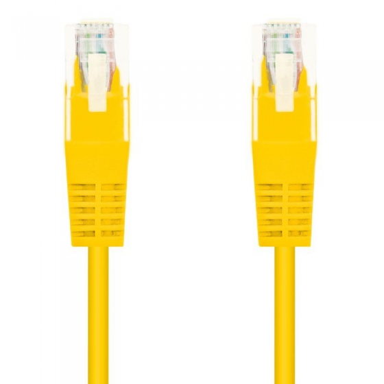 Cable de Red RJ45 UTP Nanocable 10.20.0400-L30 Cat.6/ 30cm/ Amarillo