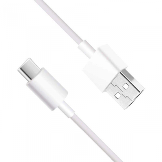 Cable USB 2.0 Tipo C Xiaomi Mi USB-C/ USB Tipo-C Macho - USB Macho/ 1m/ Blanco