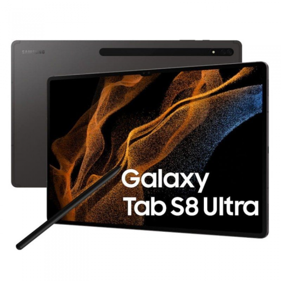 Tablet Samsung Galaxy Tab S8 Ultra 14.6'/ 8GB/ 128GB/ Gris Grafito