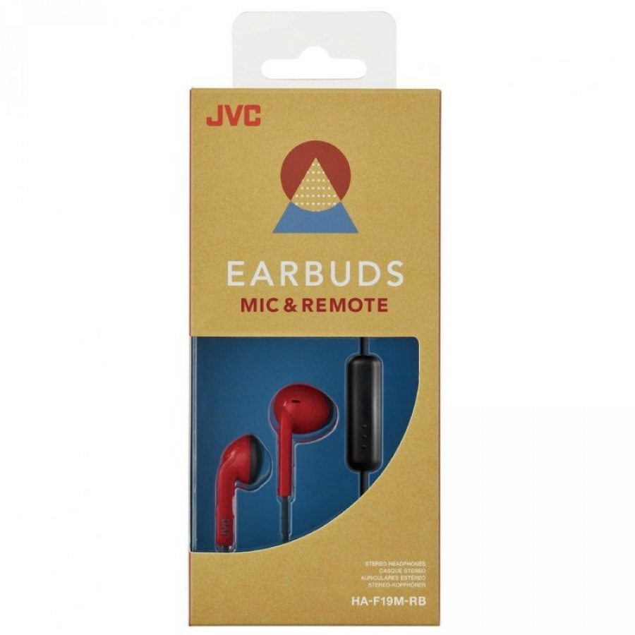 Auriculares JVC HAF19MRB/ Jack 3.5/ Rojos - Imagen 3