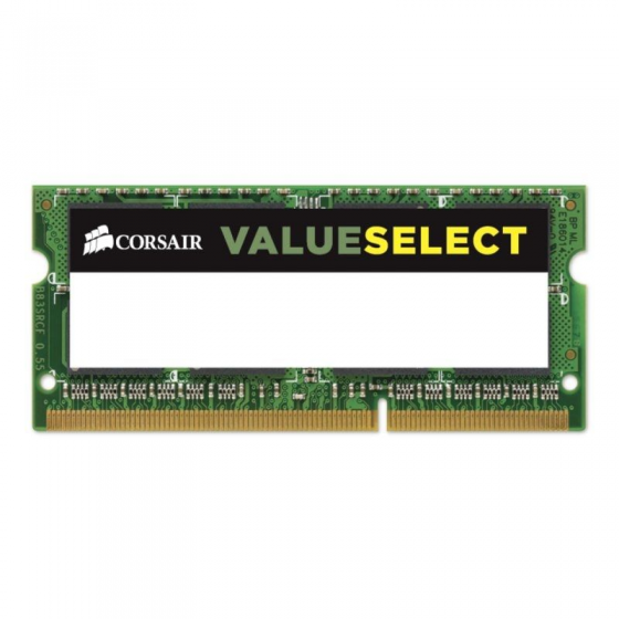 Memoria RAM Corsair ValueSelect 4GB/ DDR3L/ 1600MHz/ 1.35V/ CL11/ SODIMM
