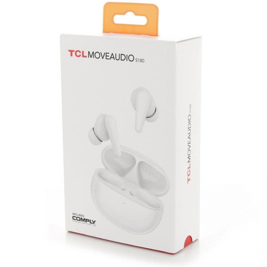 Auriculares Bluetooth TCL MoveAudio S180 con estuche de carga/ Autonomía 6h/ Blancos - Imagen 5