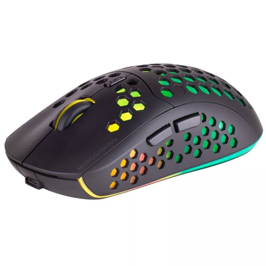 Ratón Gaming Inalámbrico Mars Gaming MMW3/ Batería recargable/ Hasta 3200 DPI - Imagen 2