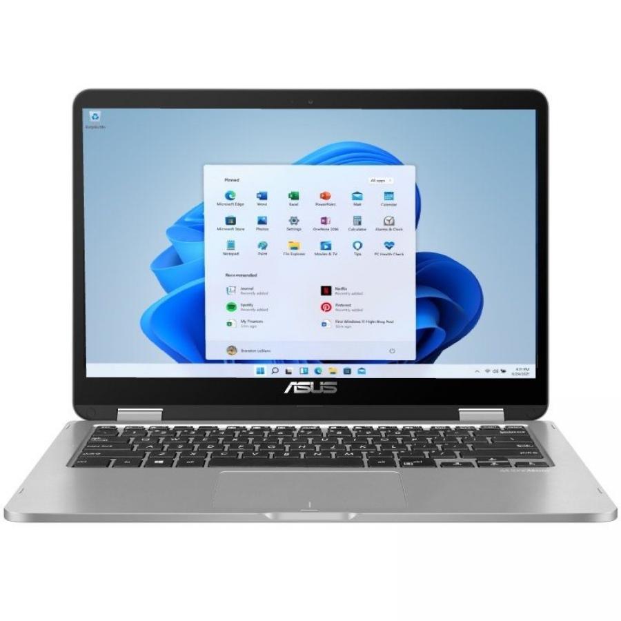 Portátil Convertible Asus VivoBook Flip 14 TP401MA-EC448W Intel Celeron N4020/ 4GB/ 256GB SSD/ 14' Táctil/ Win11 S