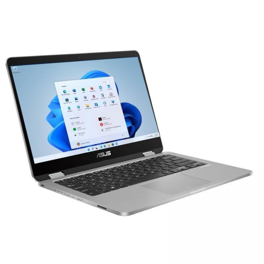 Portátil Convertible Asus VivoBook Flip 14 TP401MA-EC448W Intel Celeron N4020/ 4GB/ 256GB SSD/ 14' Táctil/ Win11 S