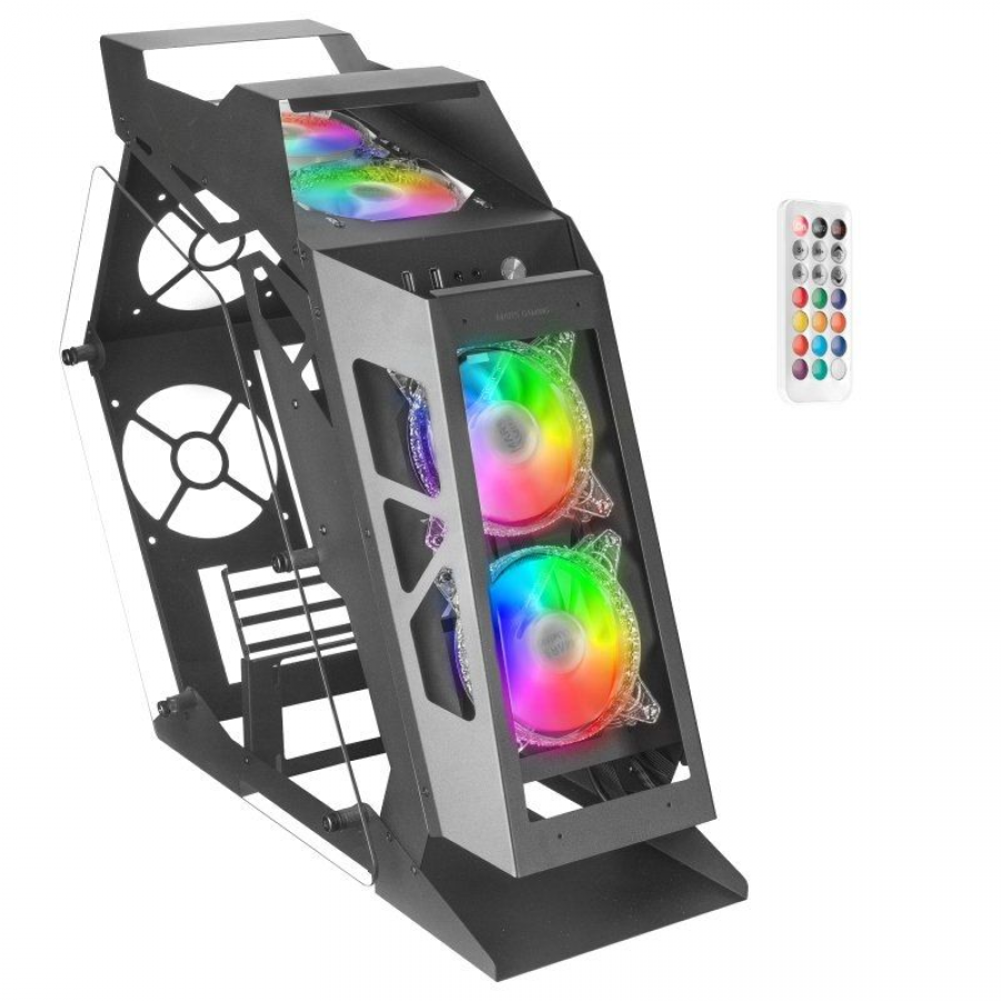 Caja Gaming Torre Mars Gaming Premium MC61/ Negra