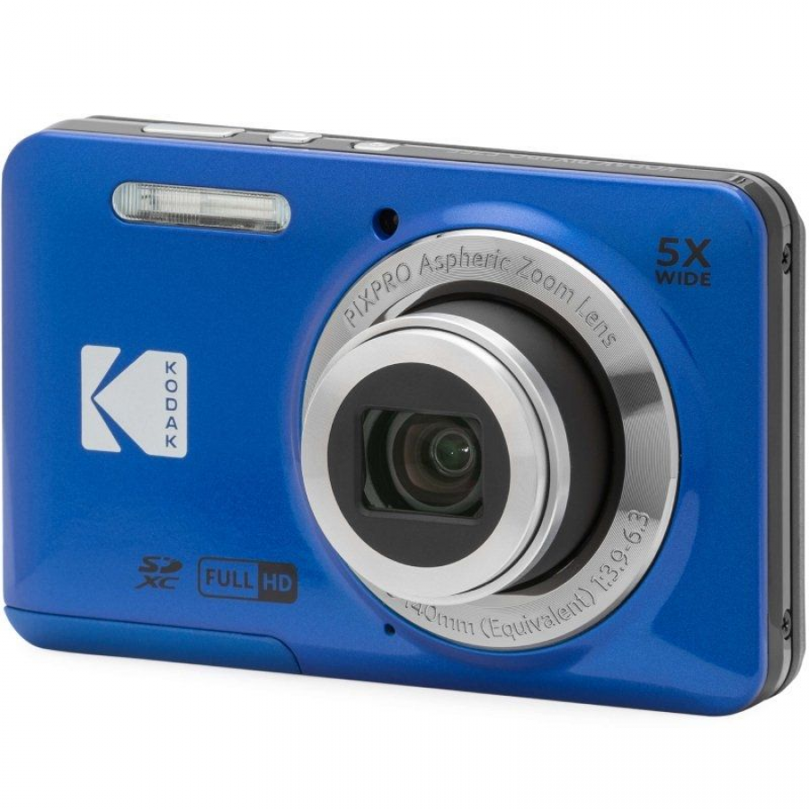 Cámara Digital Kodak Pixpro FZ55/ 16MP/ Zoom Óptico 5x/ Azul