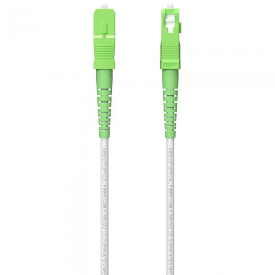 Cable de Fibra Óptica G657A2 3.0 9/125 SMF Aisens A152-0615 LSZH 60m Blanco
