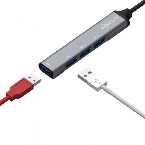 Hub USB 3.0 Aisens A106-0540 4 Puertos USB