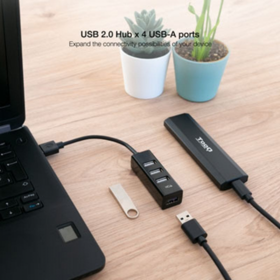 Hub USB 2.0 Nanocable 10.16.4404 4 Puertos USB 2.0