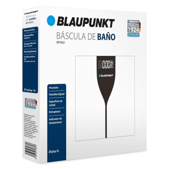 Báscula de Baño Blaupunkt BP5002 Hasta 180kg Cristal